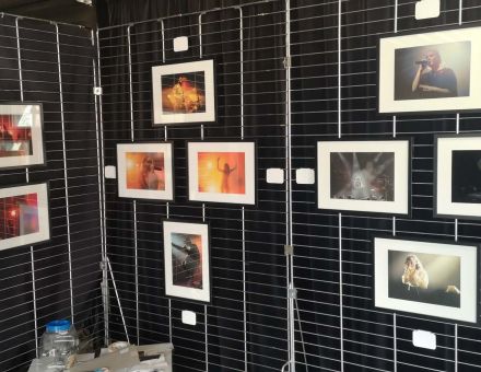 Vernissage de l'expo photo « La couleur de la musique »