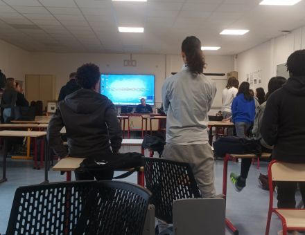 ​Fin des créations pour les élèves du lycée Lino Ventura