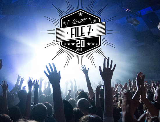 L'expo photo "File7, 20 ans de concerts" à découvrir sur le Val d'Europe !